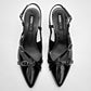 Zapatilla Casual Moramora Mujer Larisa Negro Tacon 8 Cm