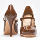 Zapatilla Casual Pietro Alessandro Mujer 1738 Cafe Tacon 11 cm
