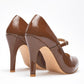 Zapatilla Casual Pietro Alessandro Mujer 1738 Cafe Tacon 11 cm