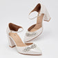Zapatilla Casual Pietro Alessandro Mujer 2500 Beige Tacon 8 cm