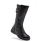      Bota Larga Niña Yuyin Para Mujer 25731 Color Negro Tubo23 Cm