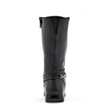 Bota Larga Para Niña 25733 Negro Tubo 23 Cm
