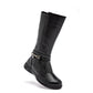      Bota Larga Para Niña 25733 Negro Tubo 23 Cm