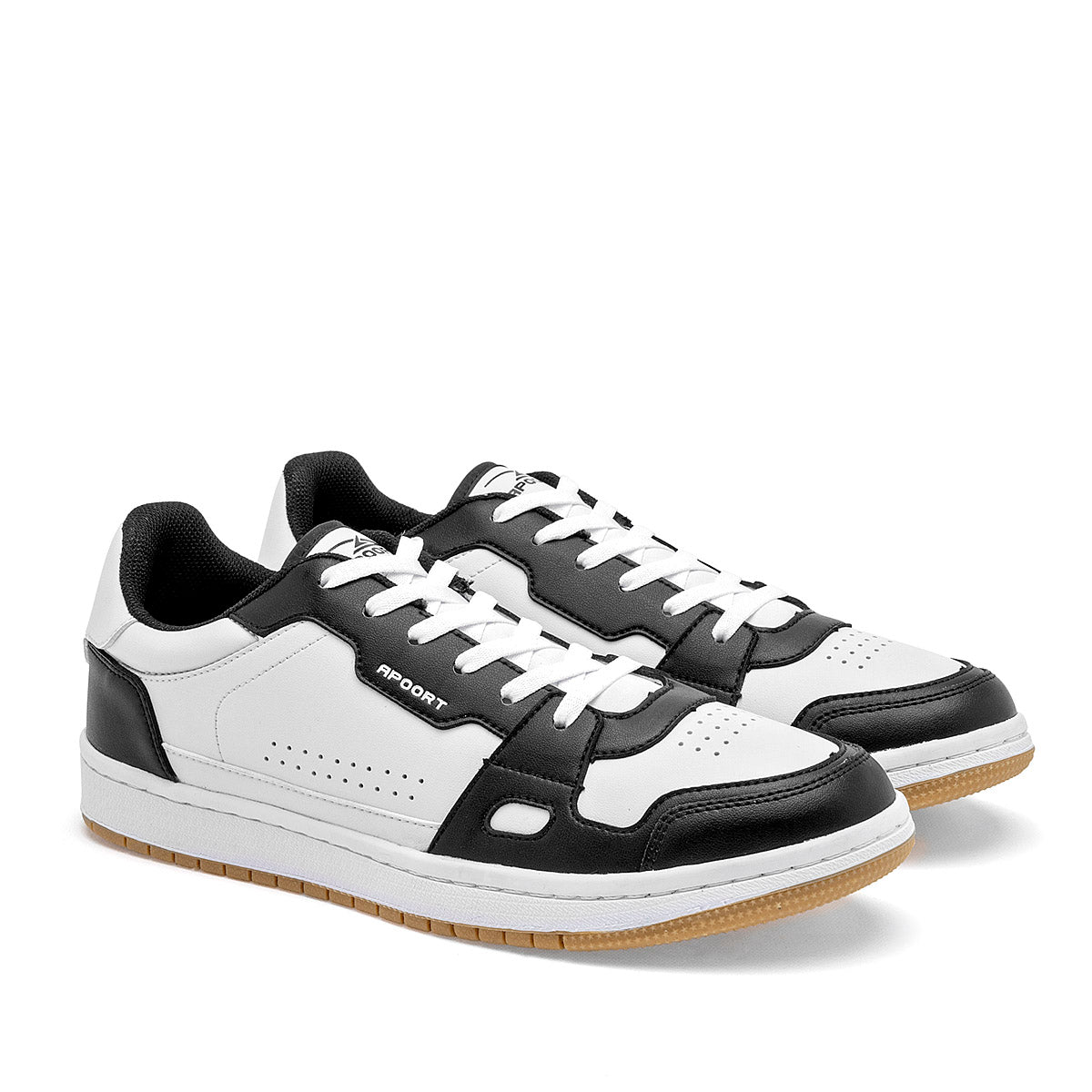 TENIS URBANO HOMBRE APOORT A5022 BLANCO NEGRO