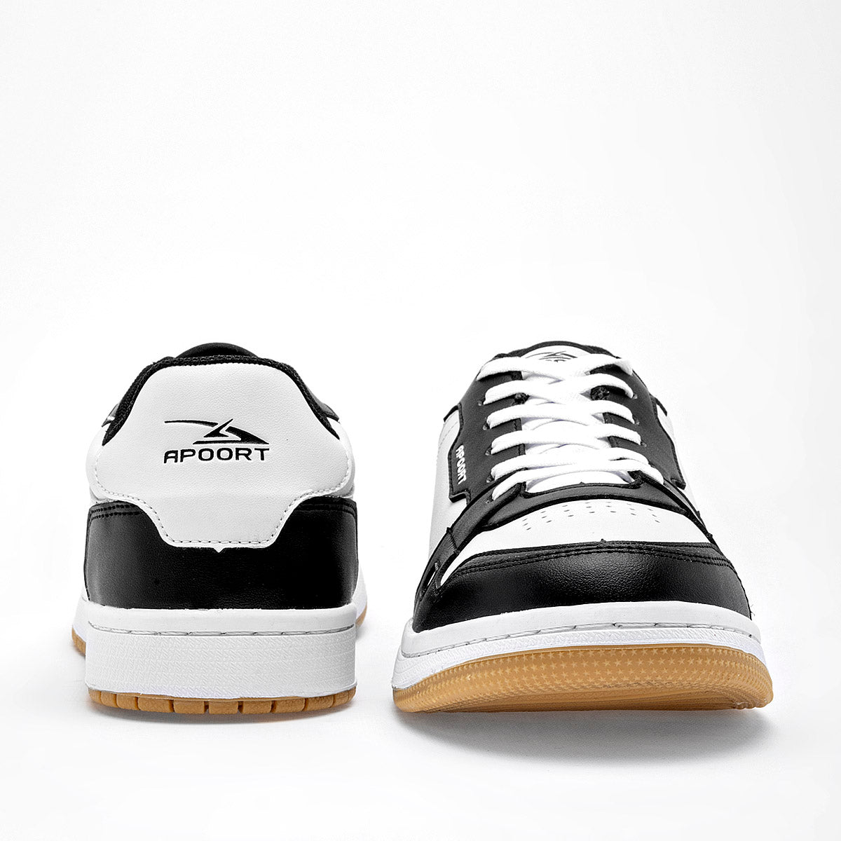 TENIS URBANO HOMBRE APOORT A5022 BLANCO NEGRO