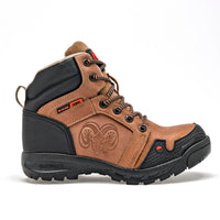 Botin De Trabajo Ram Mujer 9253 Cafe Negro Casco De Acero