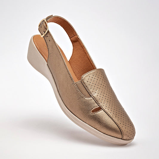 Zapato Confort Gilardi Mujer 5133 Oro