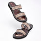 Sandalia Artesanal Piel Mora Tierra Mujer Selene Beige