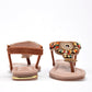 Sandalia Artesanal Mora Tierra Mujer Yanai Camel Multicolor