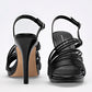 Zapatilla Casual Pietro Alessandro Mujer 513 Negro Tacon 11 cm