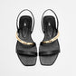 Sandalia Abierta Walki Shoes Mujer Lire Negro