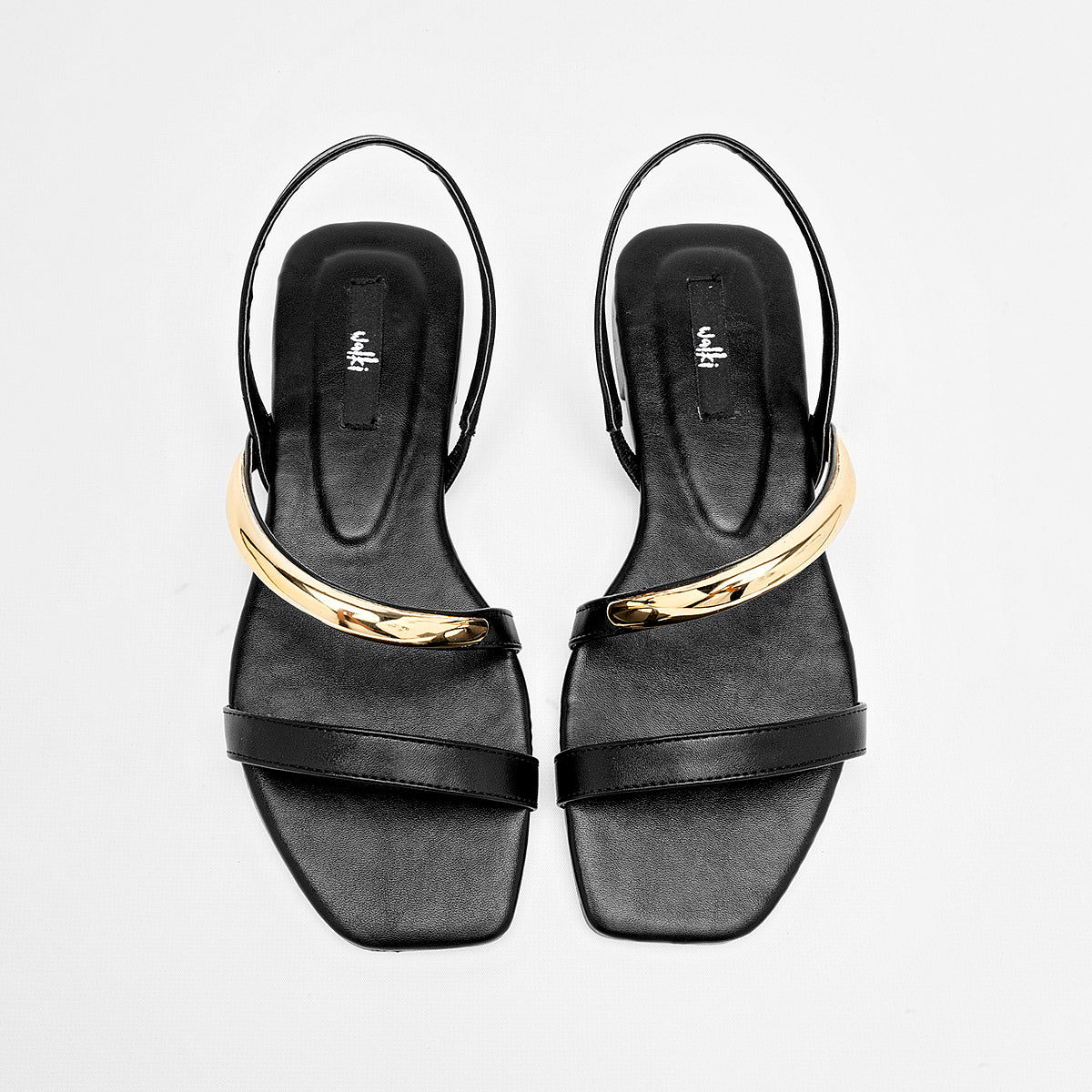Sandalia Abierta Walki Shoes Mujer Lire Negro