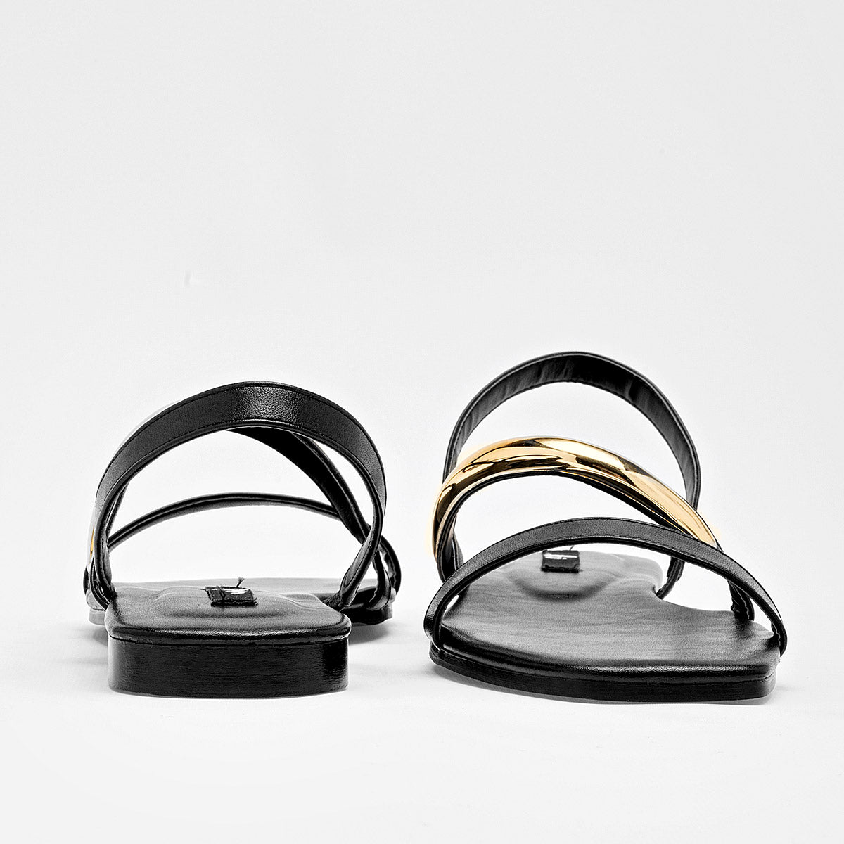 Sandalia Abierta Walki Shoes Mujer Lire Negro