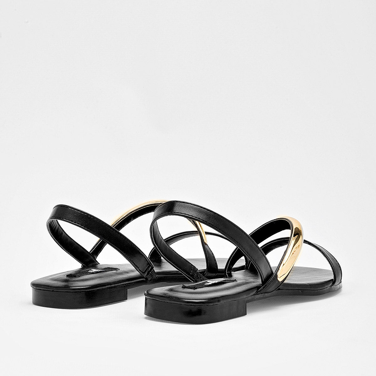 Sandalia Abierta Walki Shoes Mujer Lire Negro