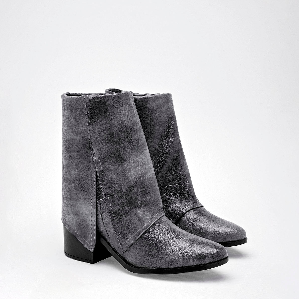Bota Vaquera Been Class Mujer 19644 Gris Tacon 6 Cm