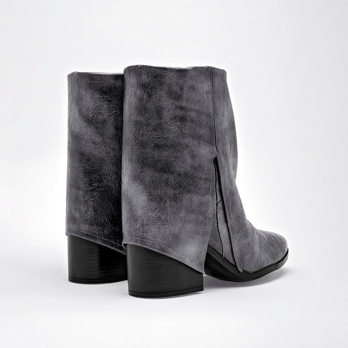 Bota Vaquera Been Class Mujer 19644 Gris Tacon 6 Cm