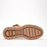 Botin Casual Green Love Mujer 95290 Camel Plataforma 5 Cm
