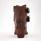 Bota Casual Lady One Mujer Ca5115 Cafe Tacon 7 Cm Tubo 10 Cm