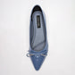 Flats Casuales Charol Lady One Mujer Nw2671 Azul