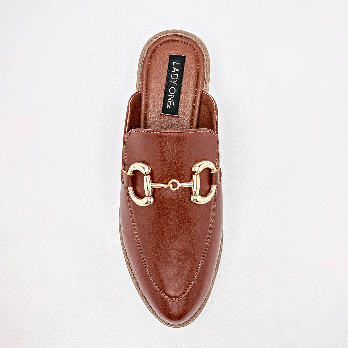 Mocasin Destalonado Lady One Mujer Sp1577 Cafe