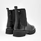 Botin Casual Moramora Mujer Ciara Negro Tacon 4 Cm