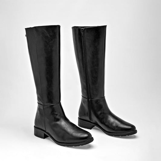      Bota Larga Moramora 1361709 Color Negro Tubo 36 Cm