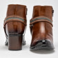 Bota Rumores Mujer 9740 Cafe Tacon 6 Cm Tubo 11 Cm