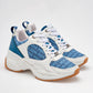 TENIS URBANO MUJER MORAMORA PAOLA BLANCO AZUL