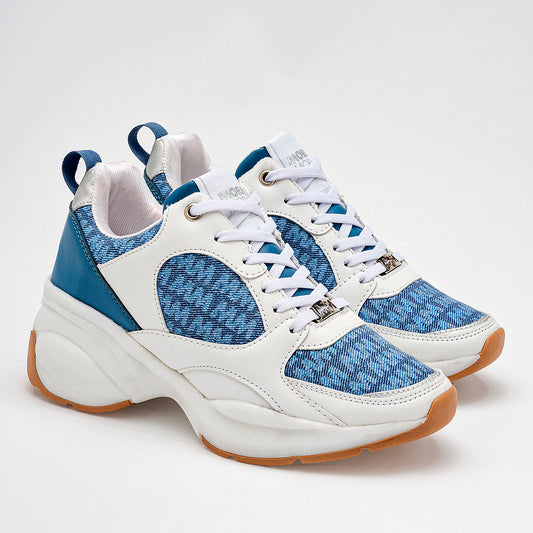 TENIS URBANO MUJER MORAMORA PAOLA BLANCO AZUL