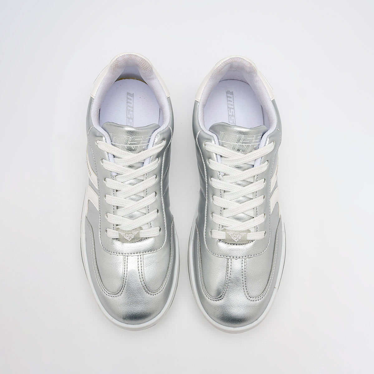 TENIS URBANO MUJER MISS PINK GWEN PLATA BLANCO
