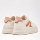 TENIS URBANO MUJER MORAMORA MADDIE LATTE ROSA