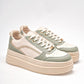 TENIS URBANO MUJER MORAMORA NIEVES BLANCO VERDE