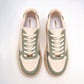 TENIS URBANO MUJER MORAMORA NIEVES BLANCO VERDE