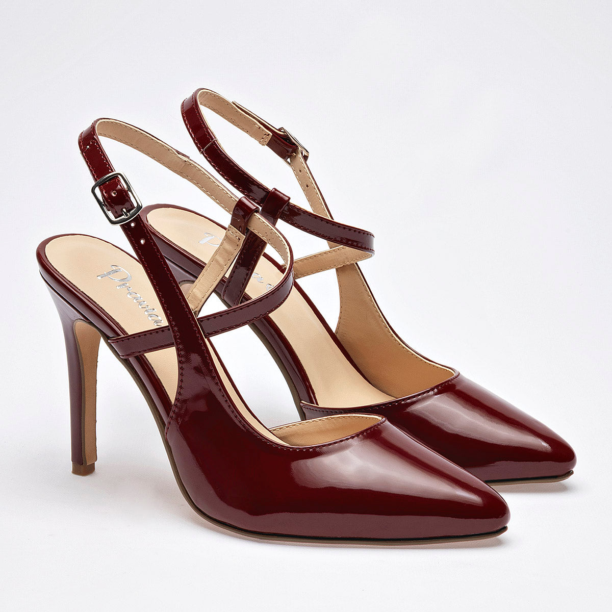 ZAPATILLA MUJER PRAVIA 3050 VINO CHAROL