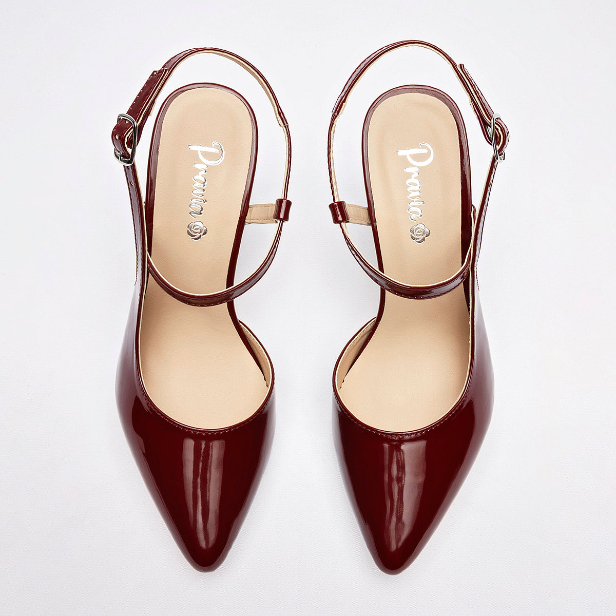 ZAPATILLA MUJER PRAVIA 3050 VINO CHAROL