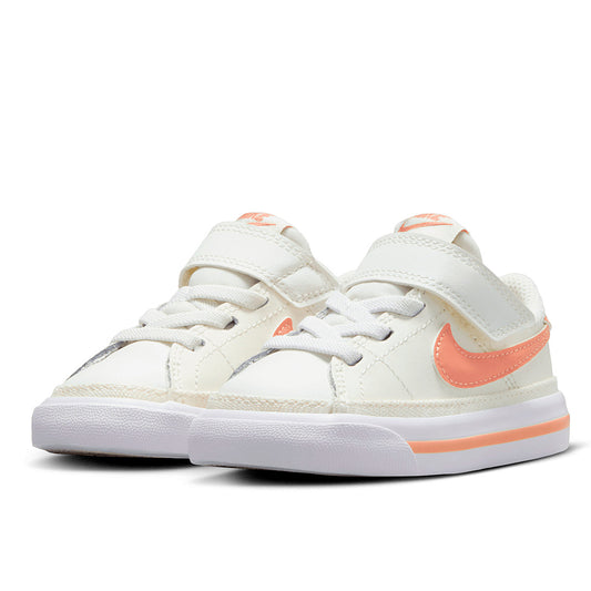 TENIS NIÑO URBANO NIKE  Court Legacy (TDV) BLANCO BEIGE