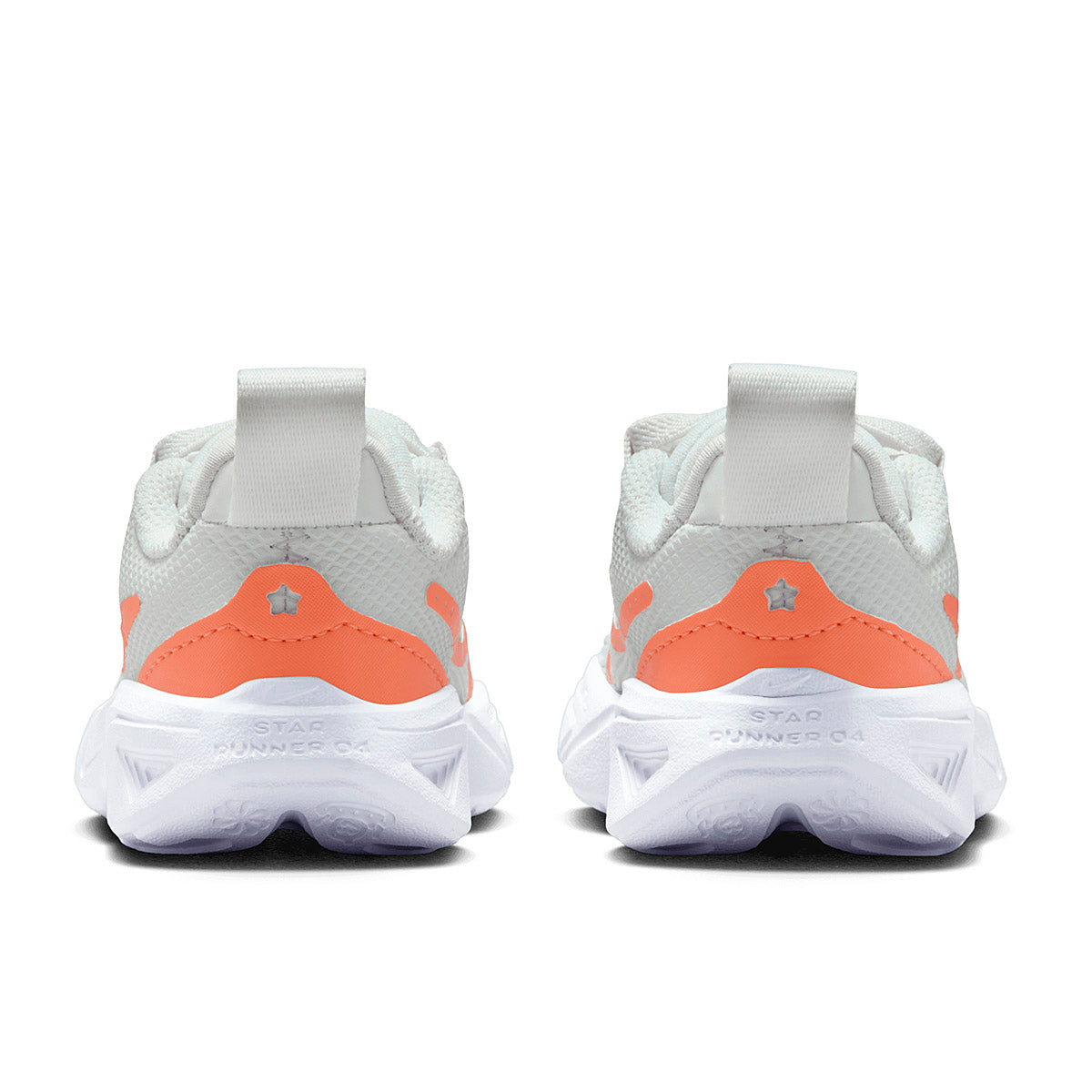 TENIS NIÑO URBANO NIKE  Star Runner 4 NN (TD) BLANCO NARANJA