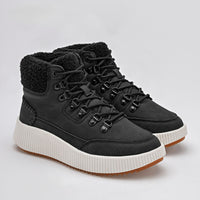 Botin Casual Been Class Mujer 18745 Negro Plataforma 4 Cm