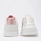 TENIS URBANO MUJER C>LIBRE 832 BLANCO ROSA MULTICOLOR
