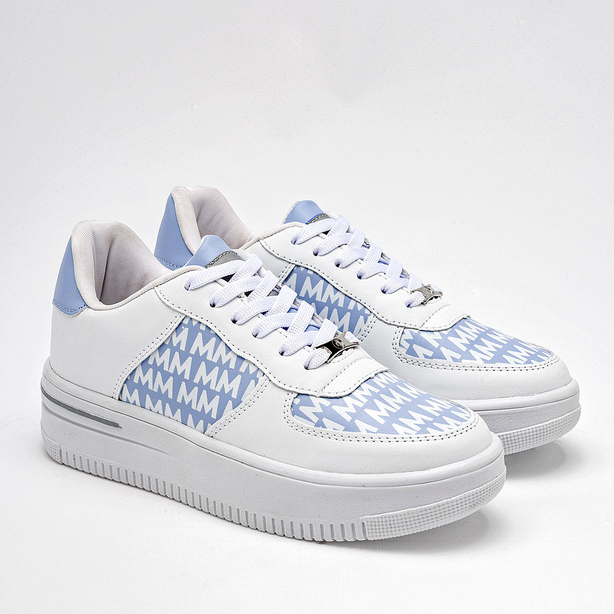 TENIS URBANO MUJER MORAMORA DEBORA BLANCO AZUL