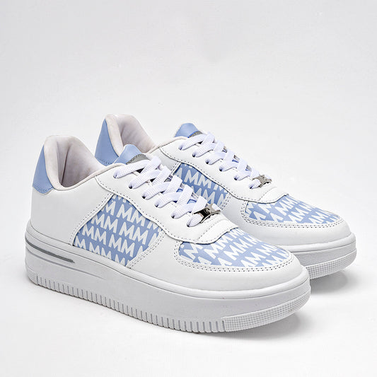 TENIS URBANO MUJER MORAMORA DEBORA BLANCO AZUL
