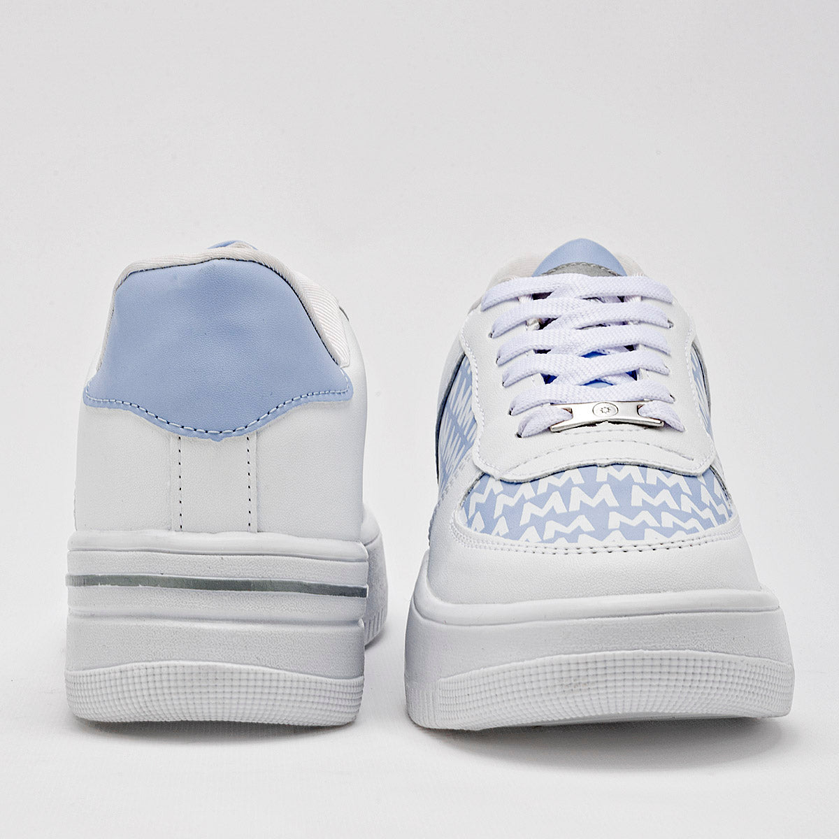 TENIS URBANO MUJER MORAMORA DEBORA BLANCO AZUL