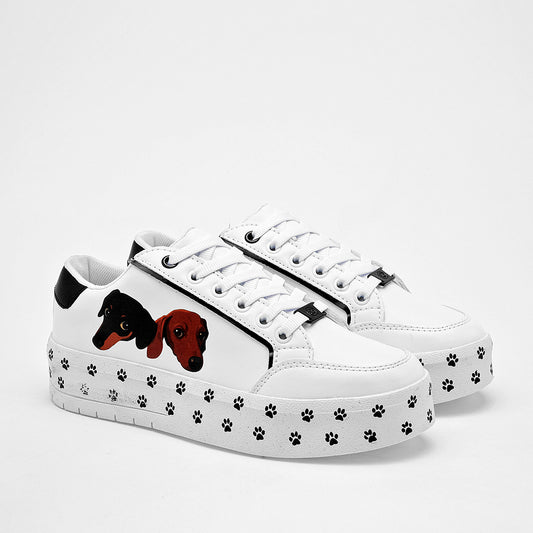 TENIS URBANO MUJER MORAMORA HEAVEN BLANCO NEGRO
