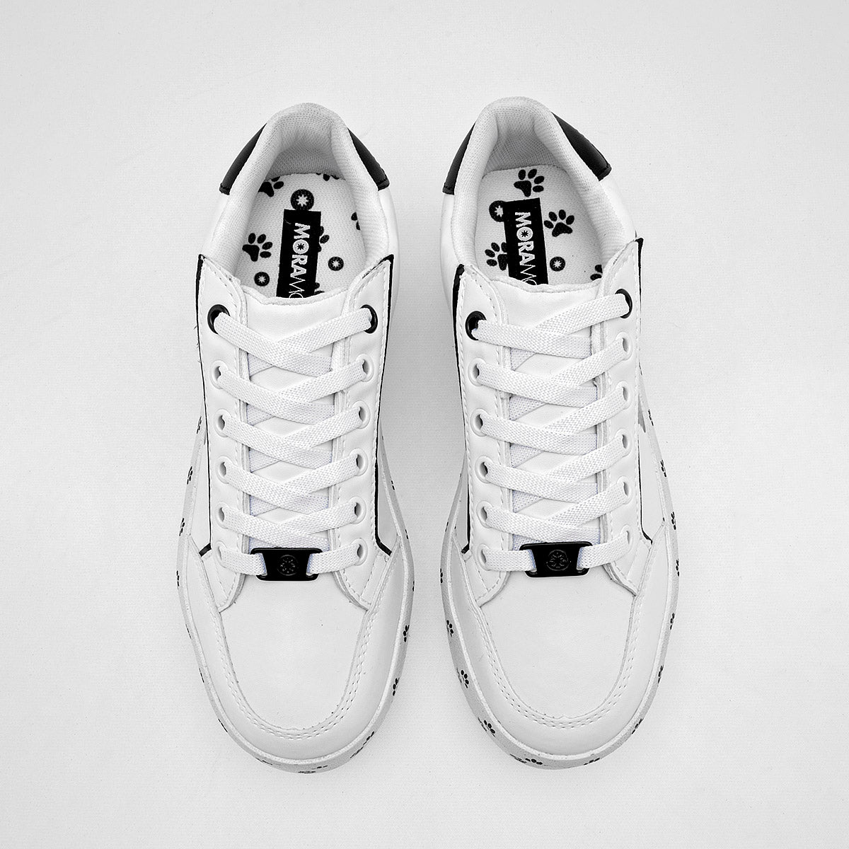 TENIS URBANO MUJER MORAMORA HEAVEN BLANCO NEGRO