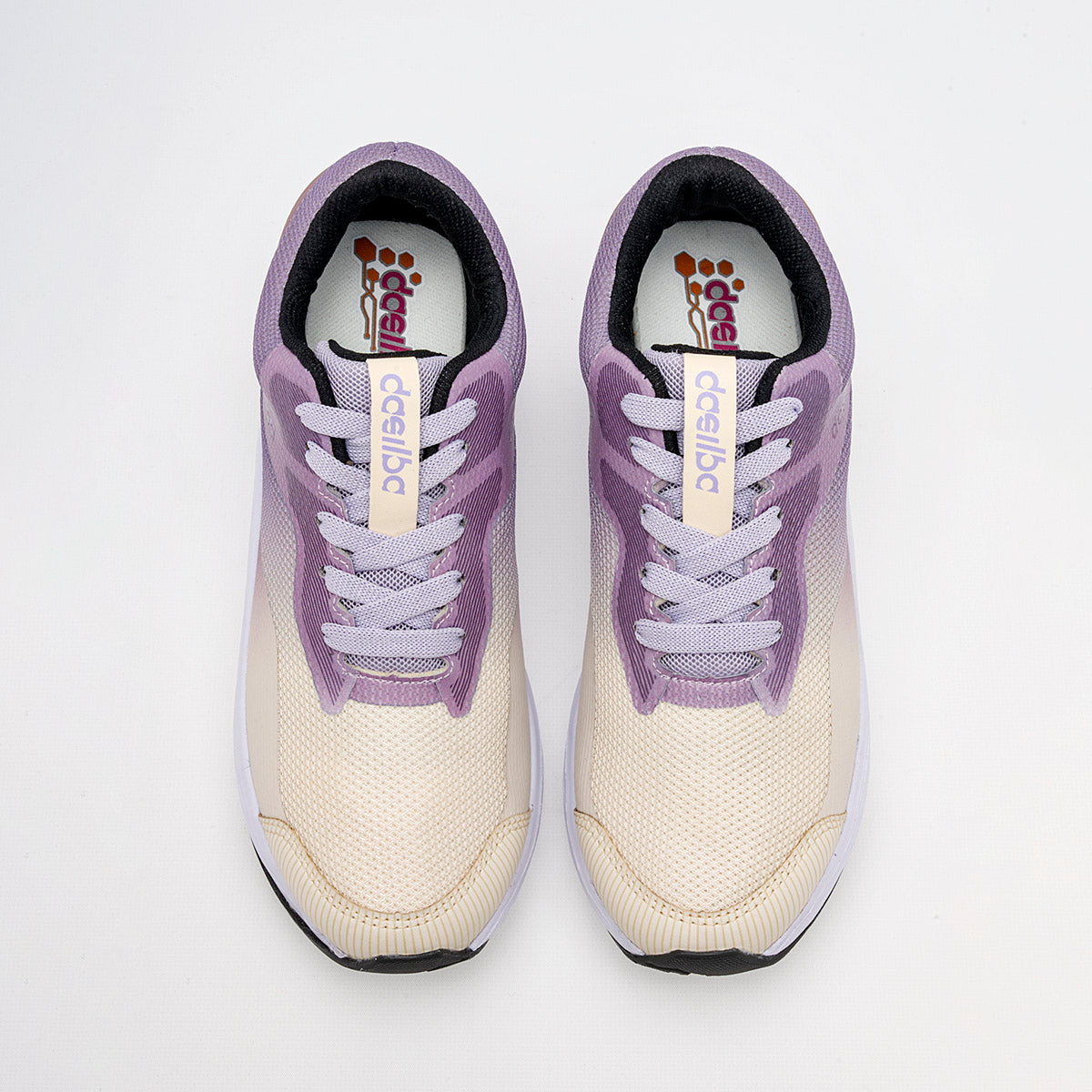 TENIS URBANO MUJER DASILBA 832 LILA BEIGE