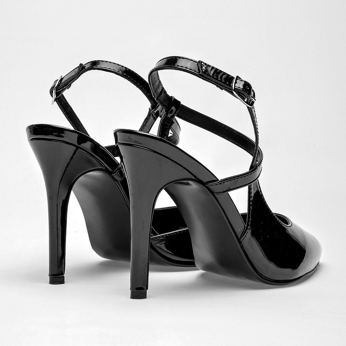 ZAPATILLA MUJER PRAVIA 3050 NEGRO CHAROL