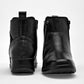 Botin Casual Piel Moramora Mujer Ines Negro Plataforma 4 Cm