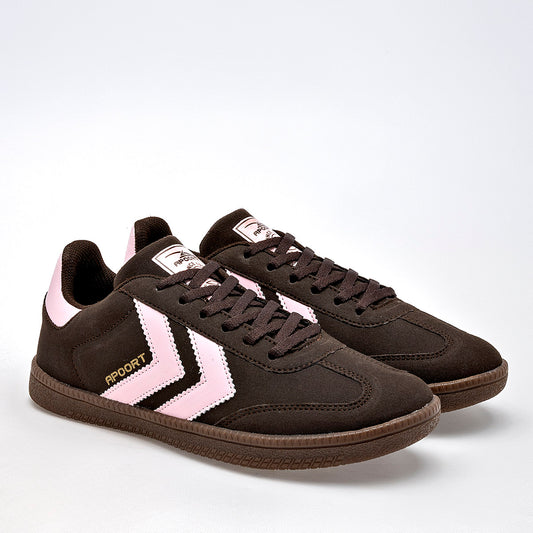TENIS URBANO MUJER APOORT A010 CAFE ROSA
