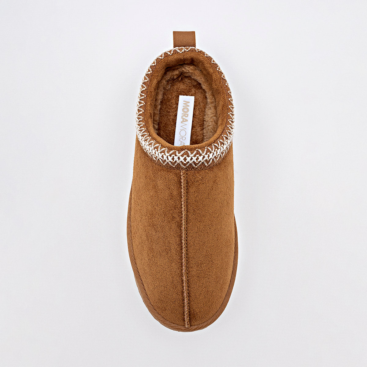 Botin Casual Moramora Mujer Daisy Camel Plataforma 5 Cm