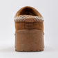 Botin Casual Moramora Mujer Daisy Camel Plataforma 5 Cm